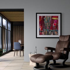 His Majesty by Miles Regis, Neo Expressionism Print