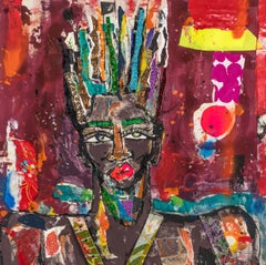 His Majesty by Miles Regis, Neo Expressionism Print