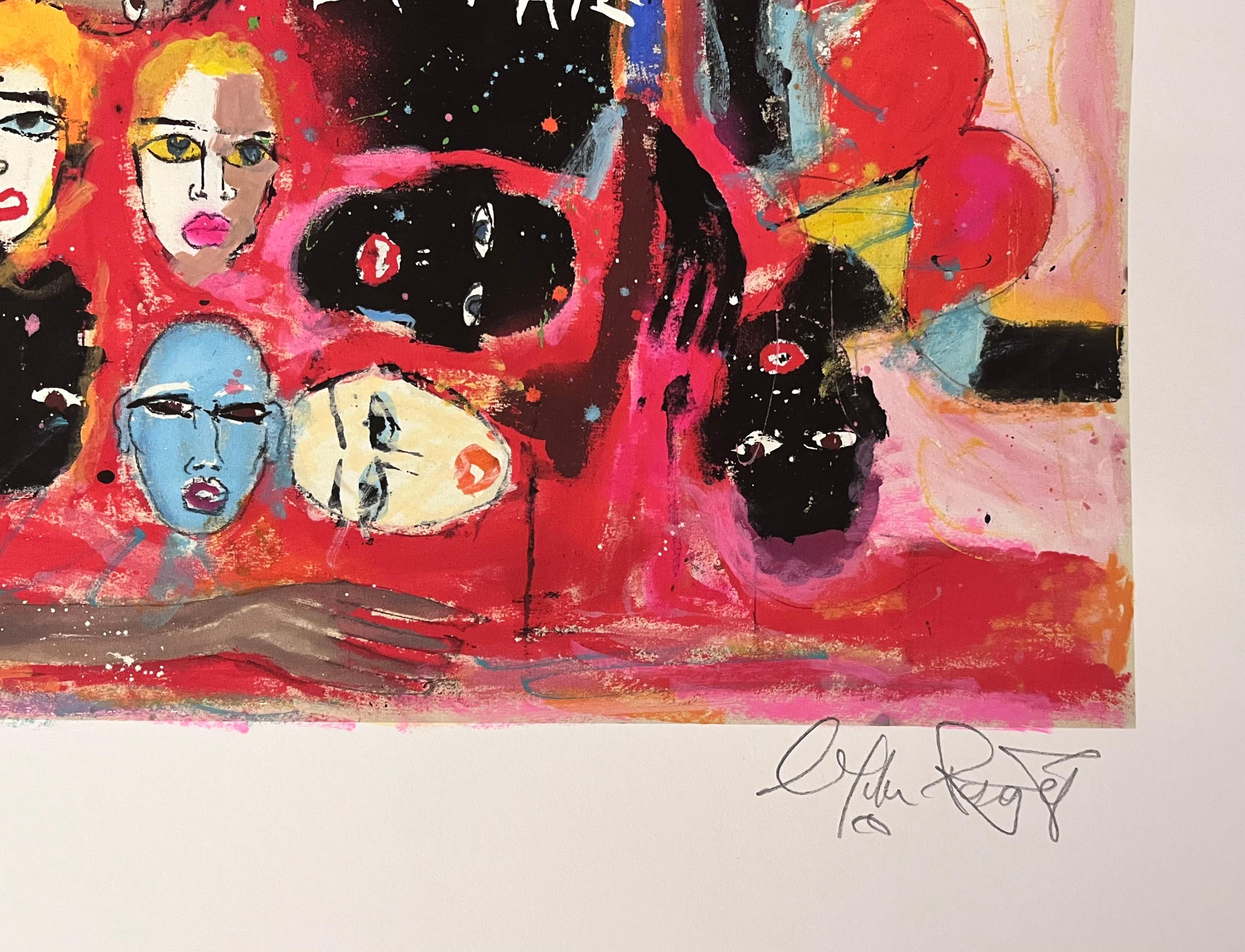 Love ist unsere Sprache – Print von Miles Regis