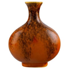 Milet Sevres, France, Art Deco Vase in Glazed Ceramics, 1920s-1930s