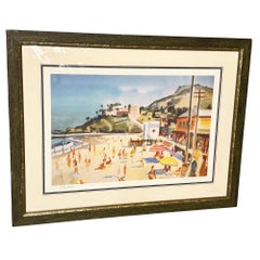 Milford Zornes "Main Beach Laguna" Lithograph Limited 236 of 250 Signed, Framed