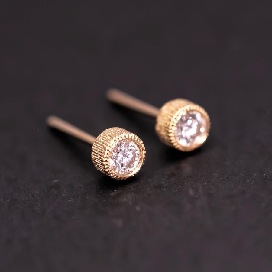 Milgrain Finish Brilliant Natural Diamond Bezel Stud Earrings 18K Yellow Gold.


Free Domestic USPS First Class Shipping! Free Gift Bag or Box with every order!

Opal—the queen of gemstones, is one of the most beautiful gemstones in the world. Every