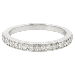 Milgrain Pavé Diamond Band