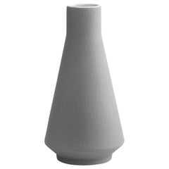 Milia Seyppel Handmade Ceramic Vase, Grey Engobe Glazing Outside by Karakter