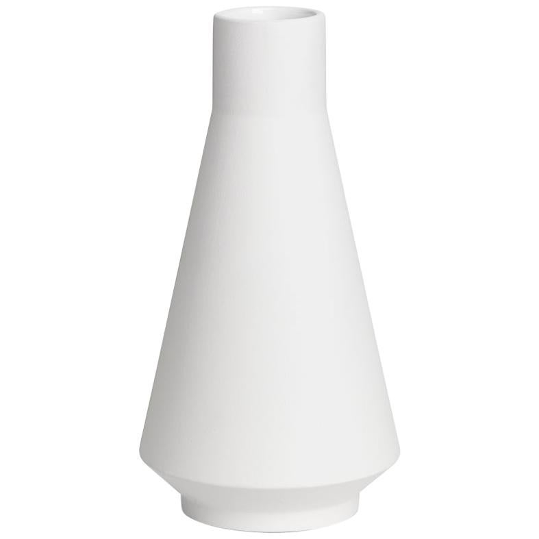 Milia Seyppel Handmade Ceramic Vase, White Glazing Outside by Karakter 