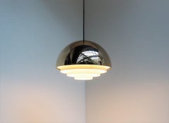 Milieu Midi Pendant Gold-Plated Edition Designed Jo Hammerborg, Fog Mørup, 1970s
