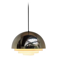 Milieu Midi Pendant Gold-Plated Edition Designed Jo Hammerborg, Fog Mørup, 1970s