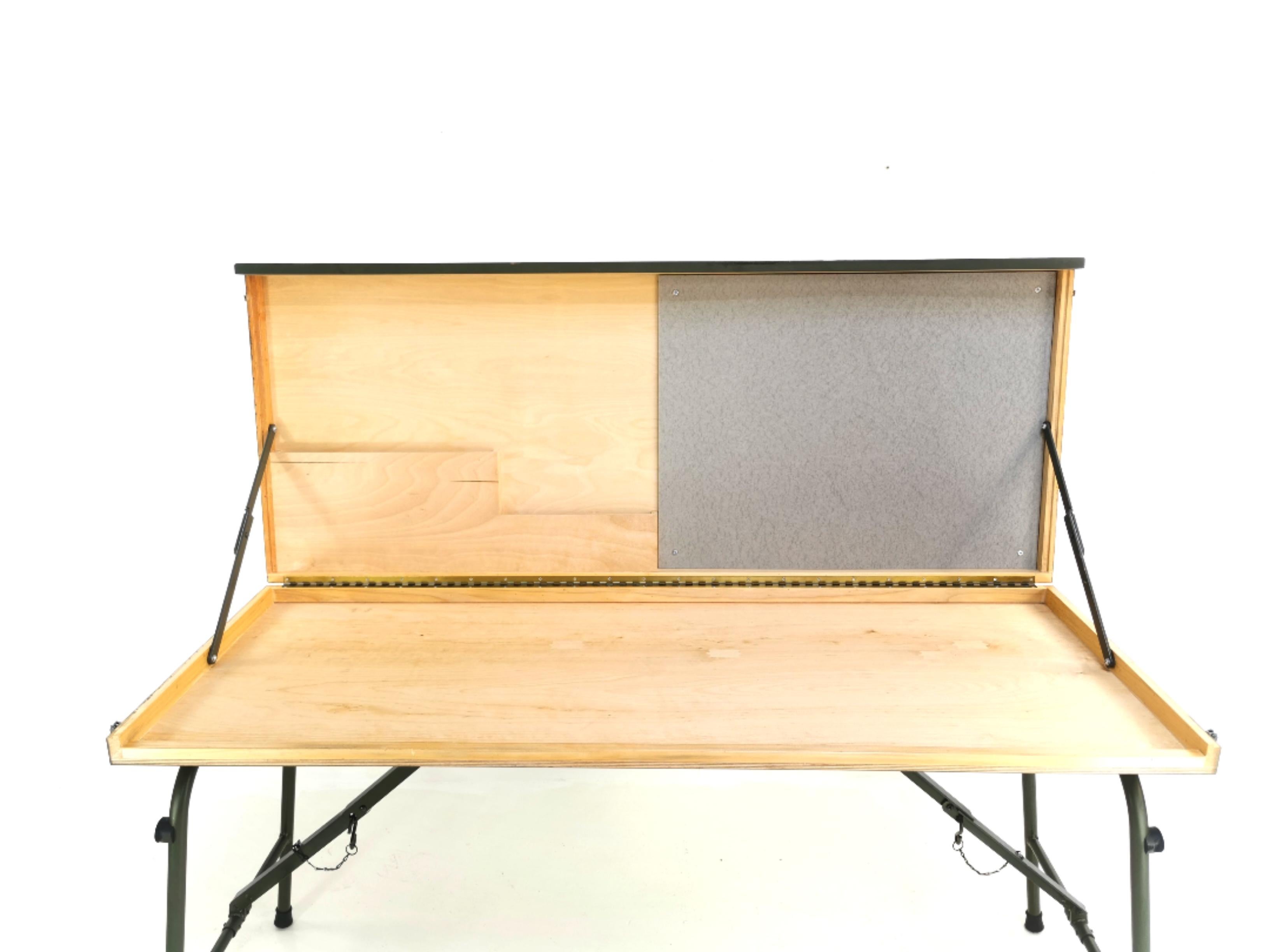 Military Army Mobile Office Folding Map Command Planning Desk For Sale 1