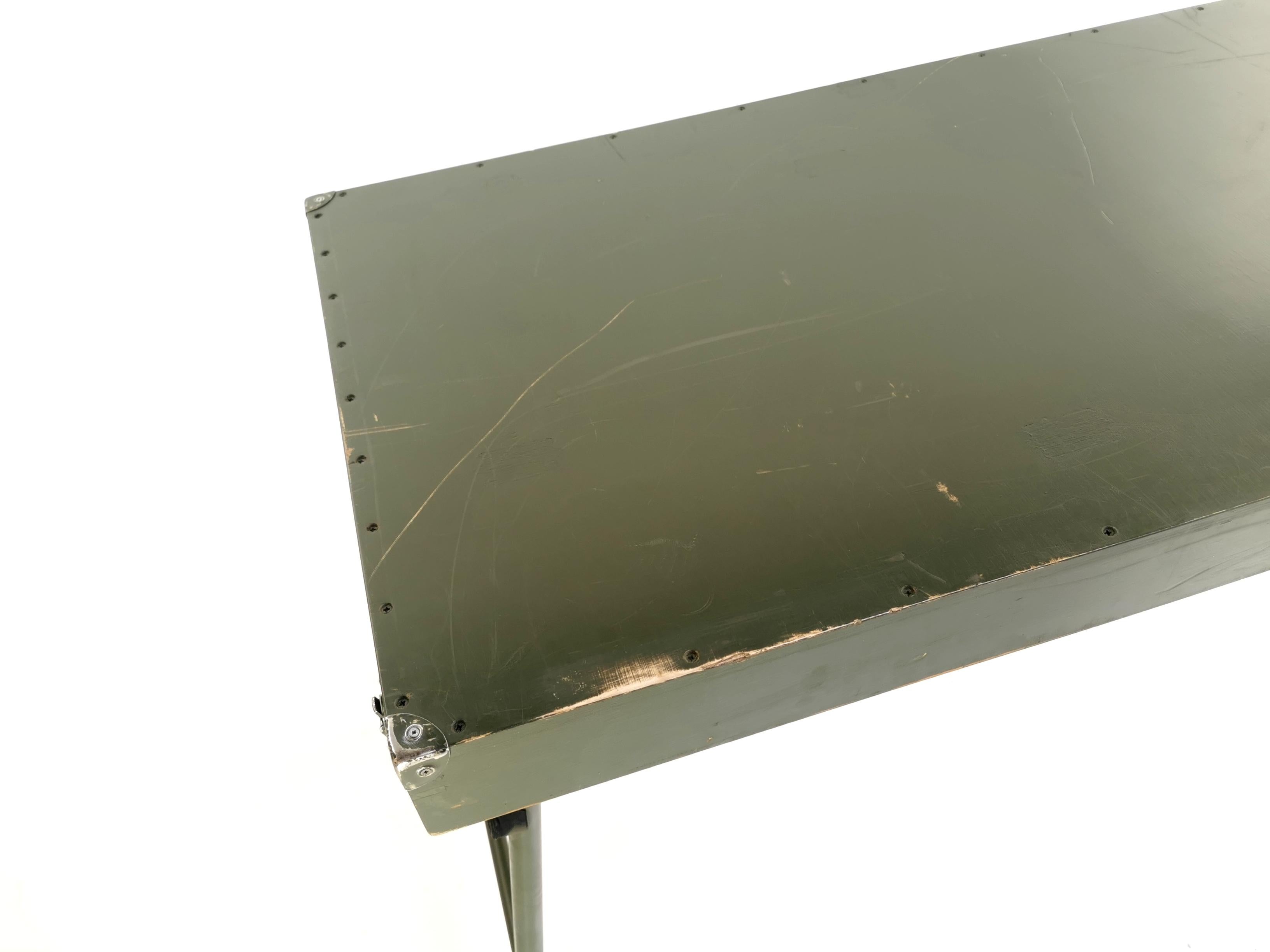 British Military Army Mobile Office Folding Map Command Planning Desk For Sale