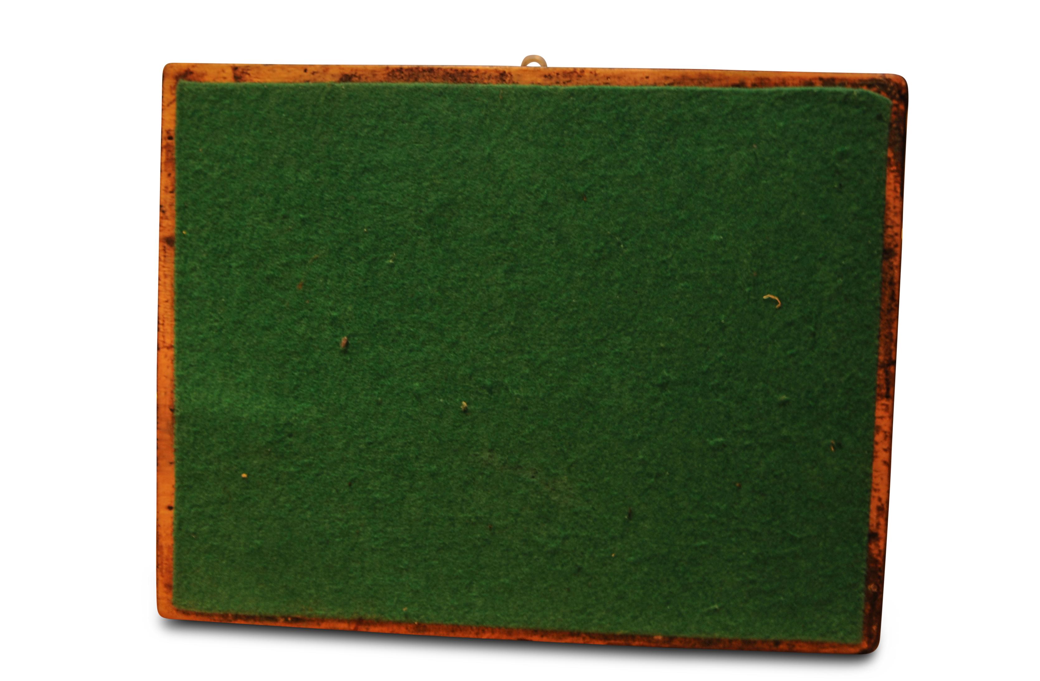 Military Campaign Brass Bound Victorian Walnut Veneered Writing Slope with Key For Sale 2