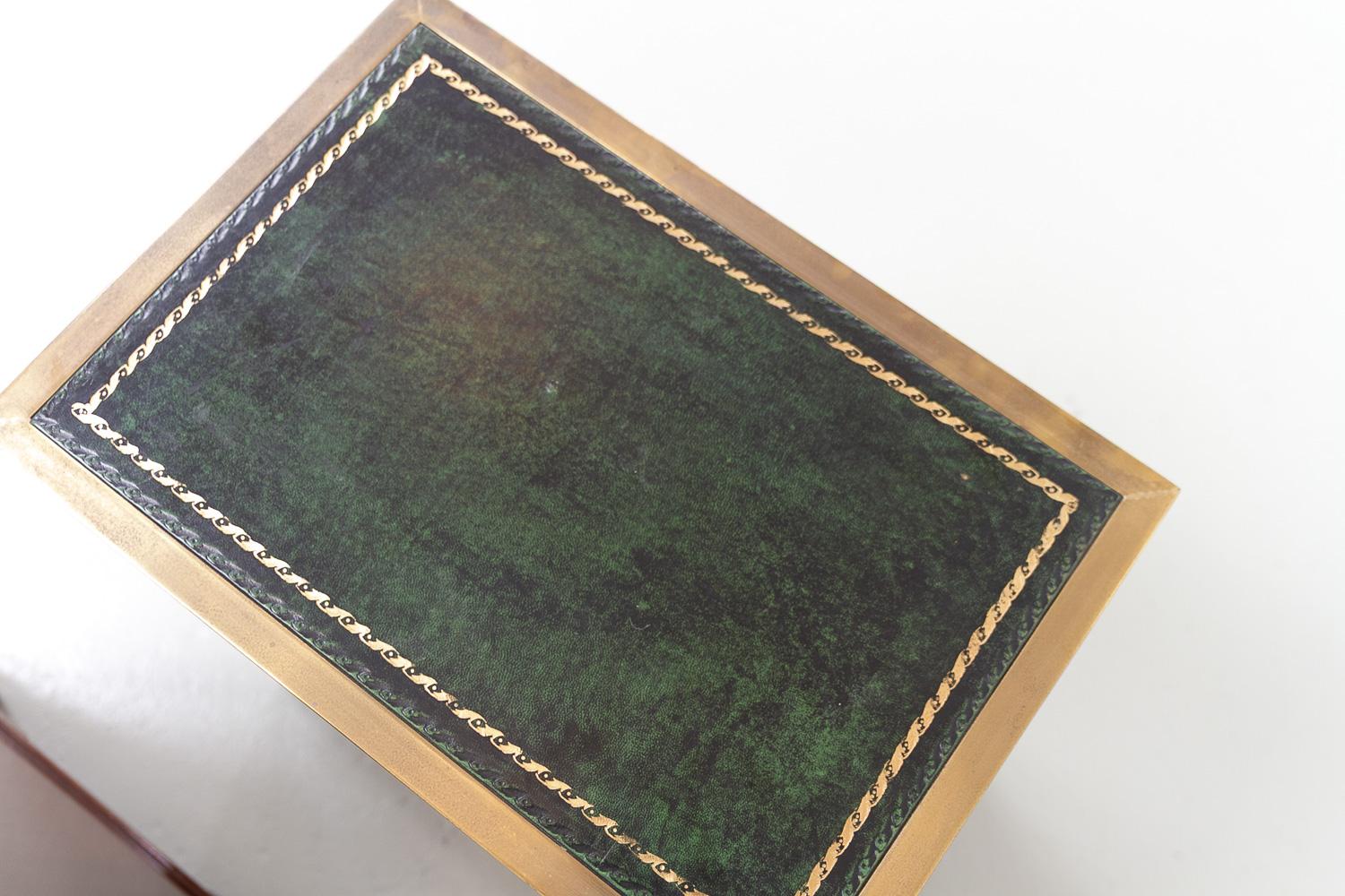 Military Campaign Style Bedside Chests, 1950s. Set of 2. For Sale 6
