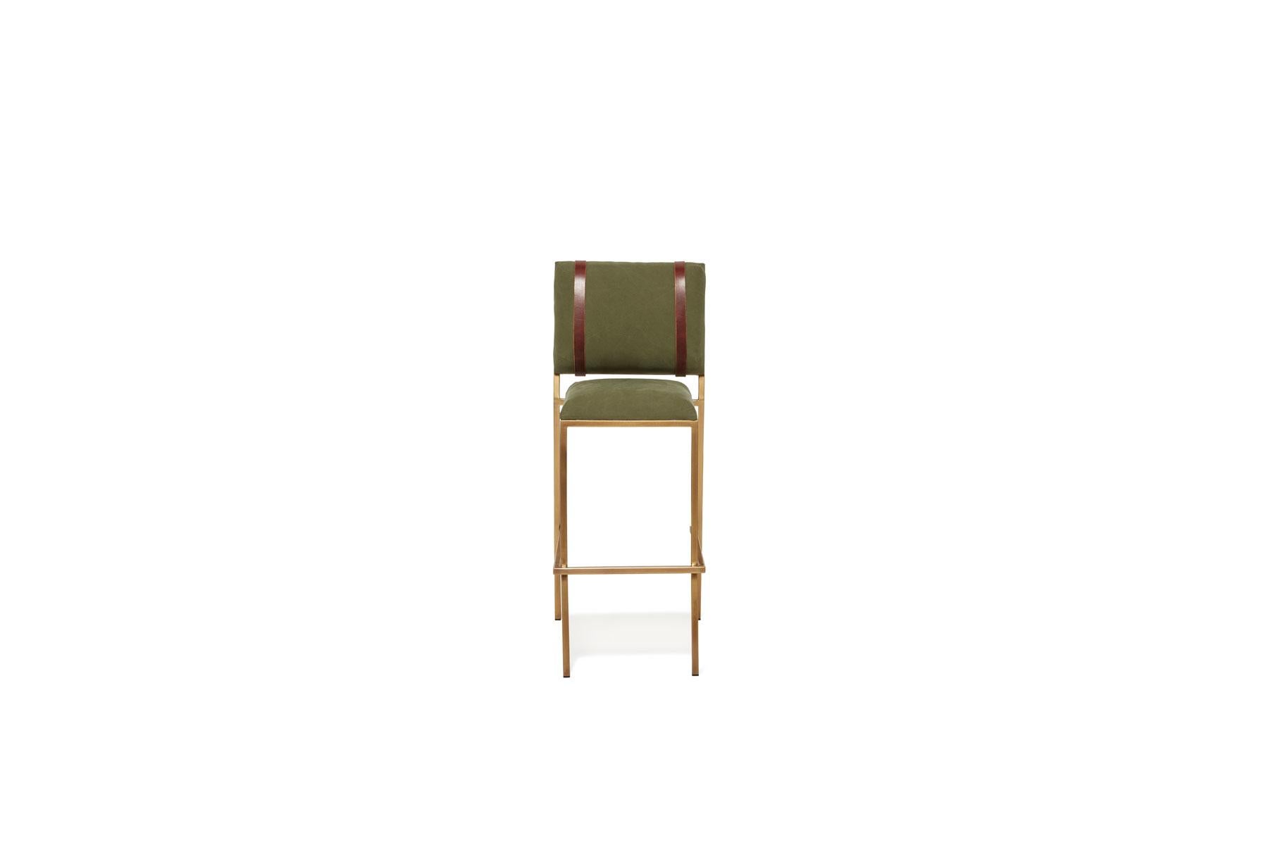 The Inheritance Barstool by Stephen Kenn is comfortable, stackable, and extensively customizable. It has been designed to withstand the rigors of a bar or restaurant environment, while still elegant enough to fit well in a residential home.