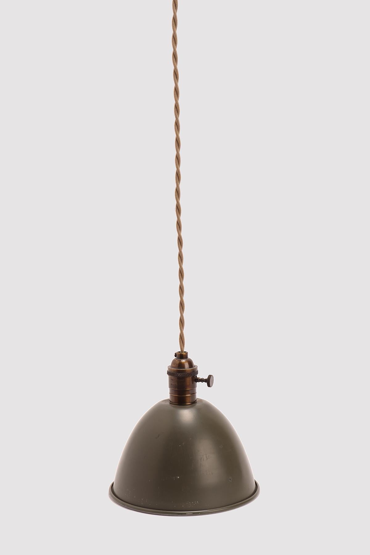 Military Field Swinging Lamps, America, 1910 In Good Condition In Milan, IT