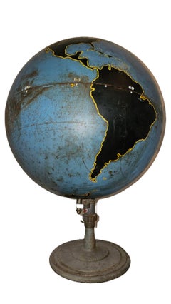 Military Globe by Denoyer Geppert Company Circa. 1950s