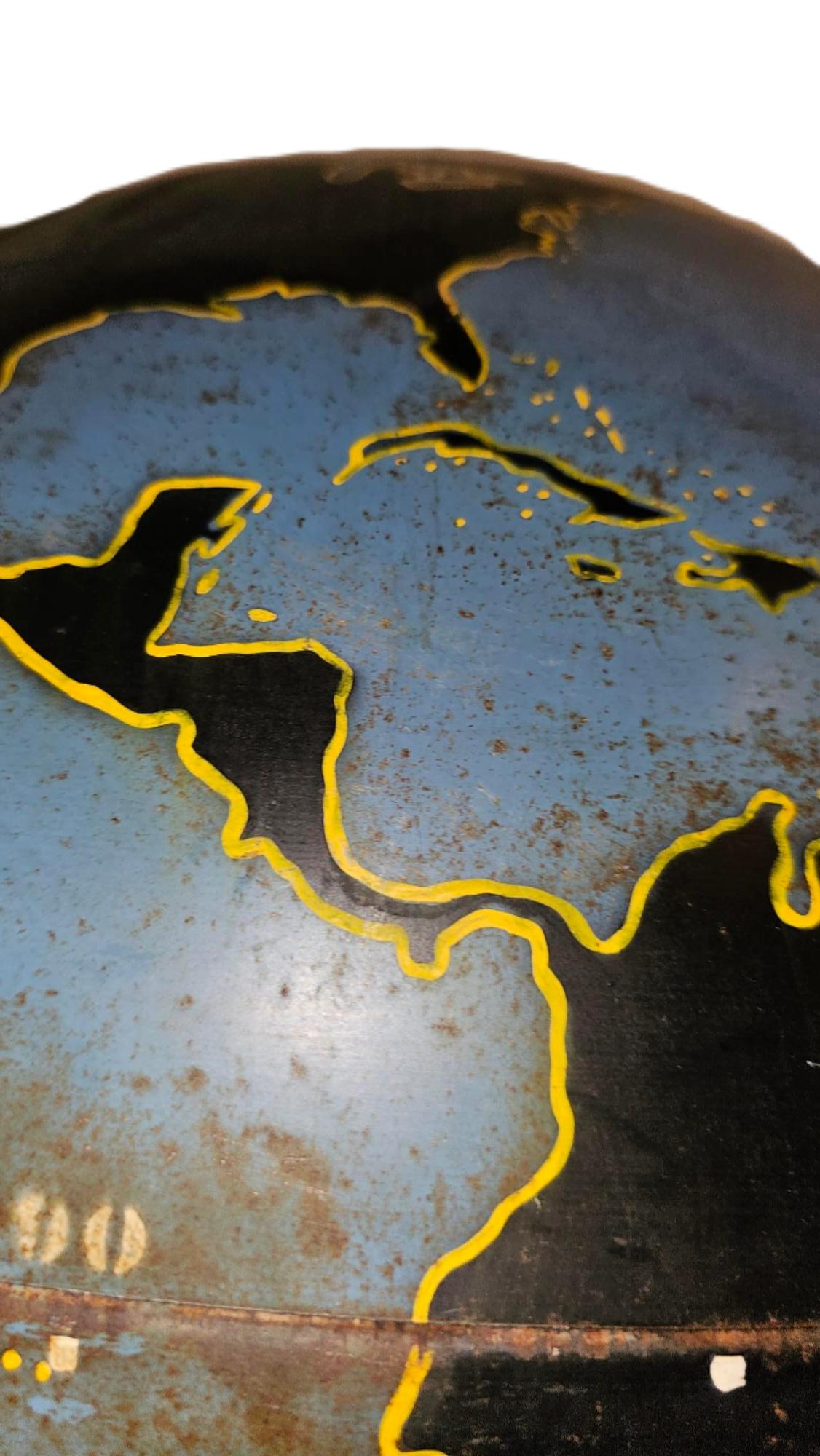 American Military Globe by Denoyer Geppert Company Circa. 1950s For Sale