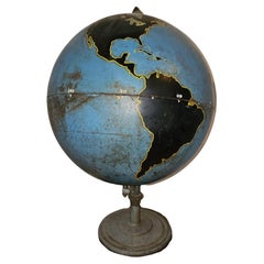 Military Globe by Denoyer Geppert Company Circa. 1950s