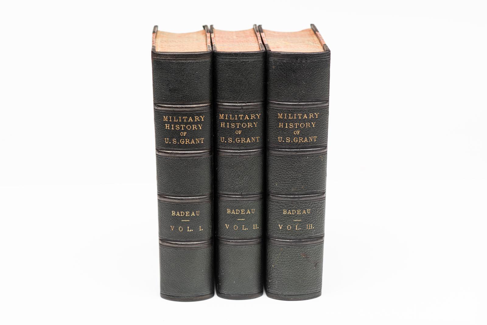 3 Vols. Adam Badeau. Military History of Ulysses S. Grant