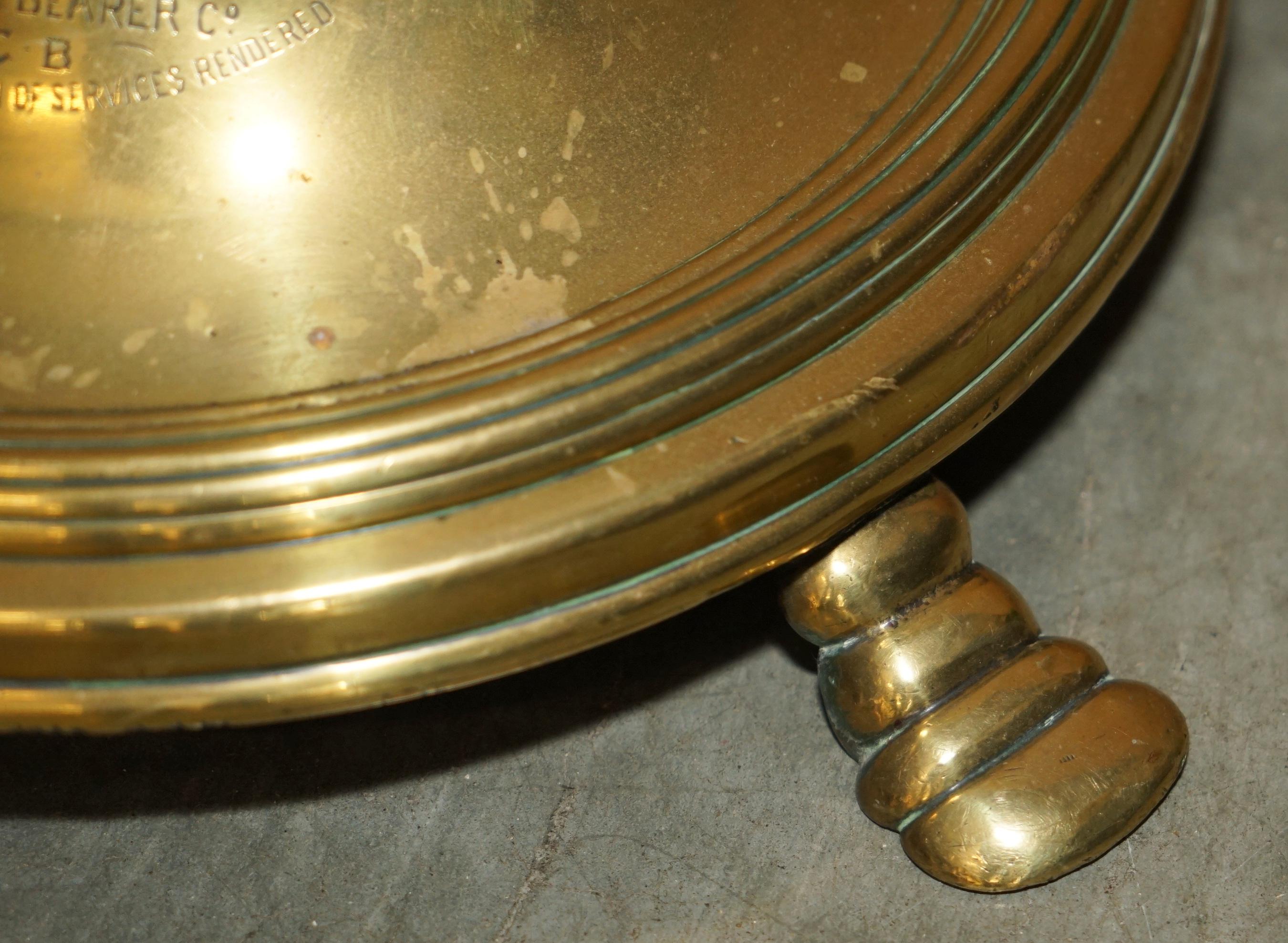 MILITARY INTEREST ANTiQUE VICTORIAN FLOOR STANDING ELECTRIC CONVERTED OIL LAMP For Sale 4