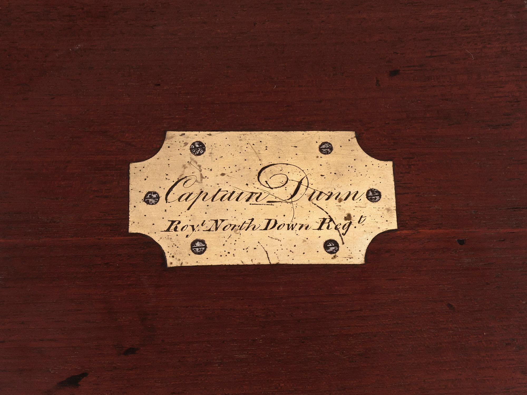 19th Century Military Mahogany Decanter Box For Sale