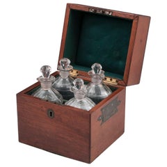 Military Mahogany Decanter Box