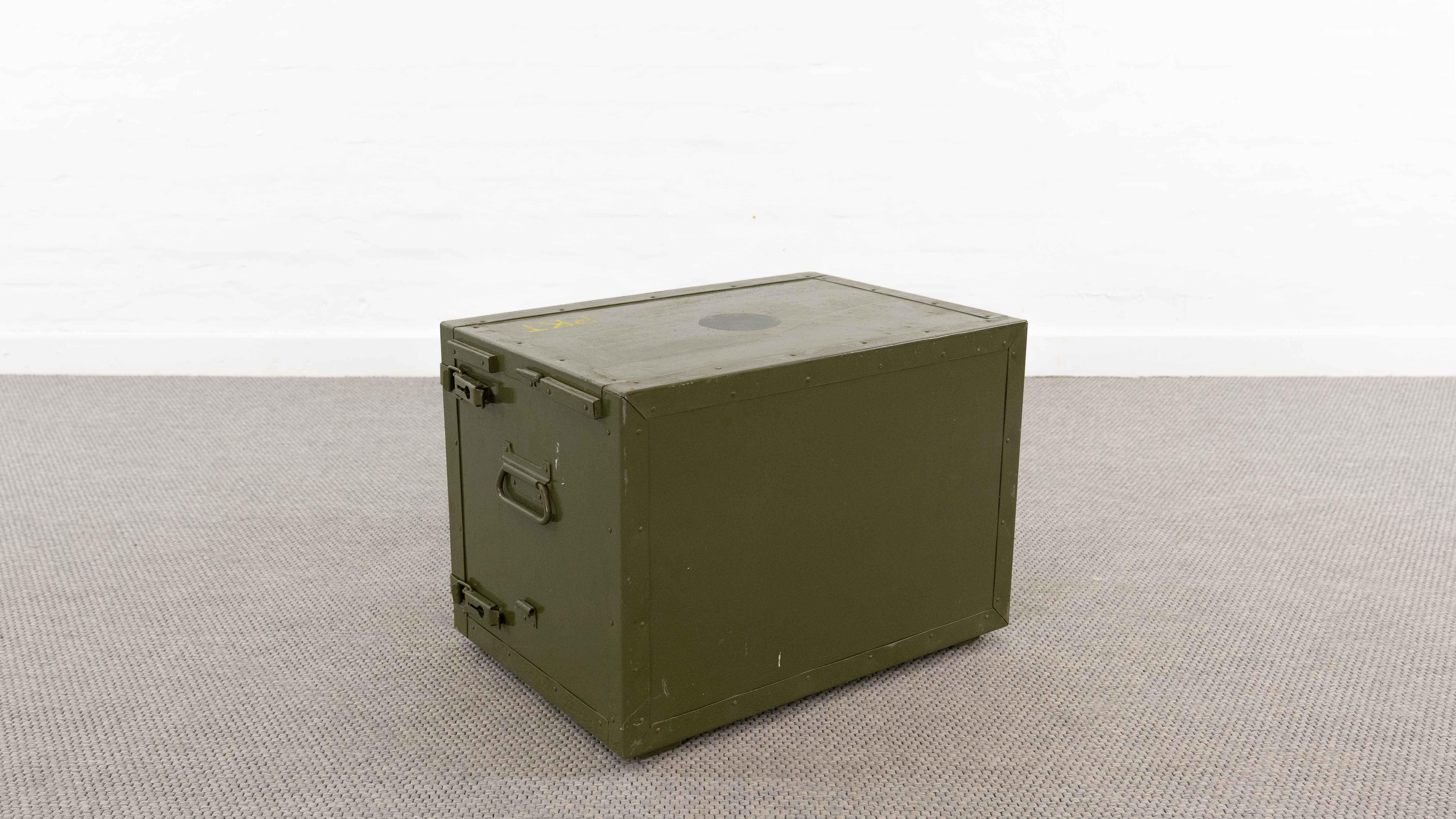 20th Century Military Medical Chest / Cabinet with 3 Drawers For Sale