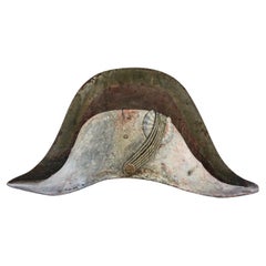 Military Outfitters or Milliners Trade Sign in the Form of a Bicorne Hat