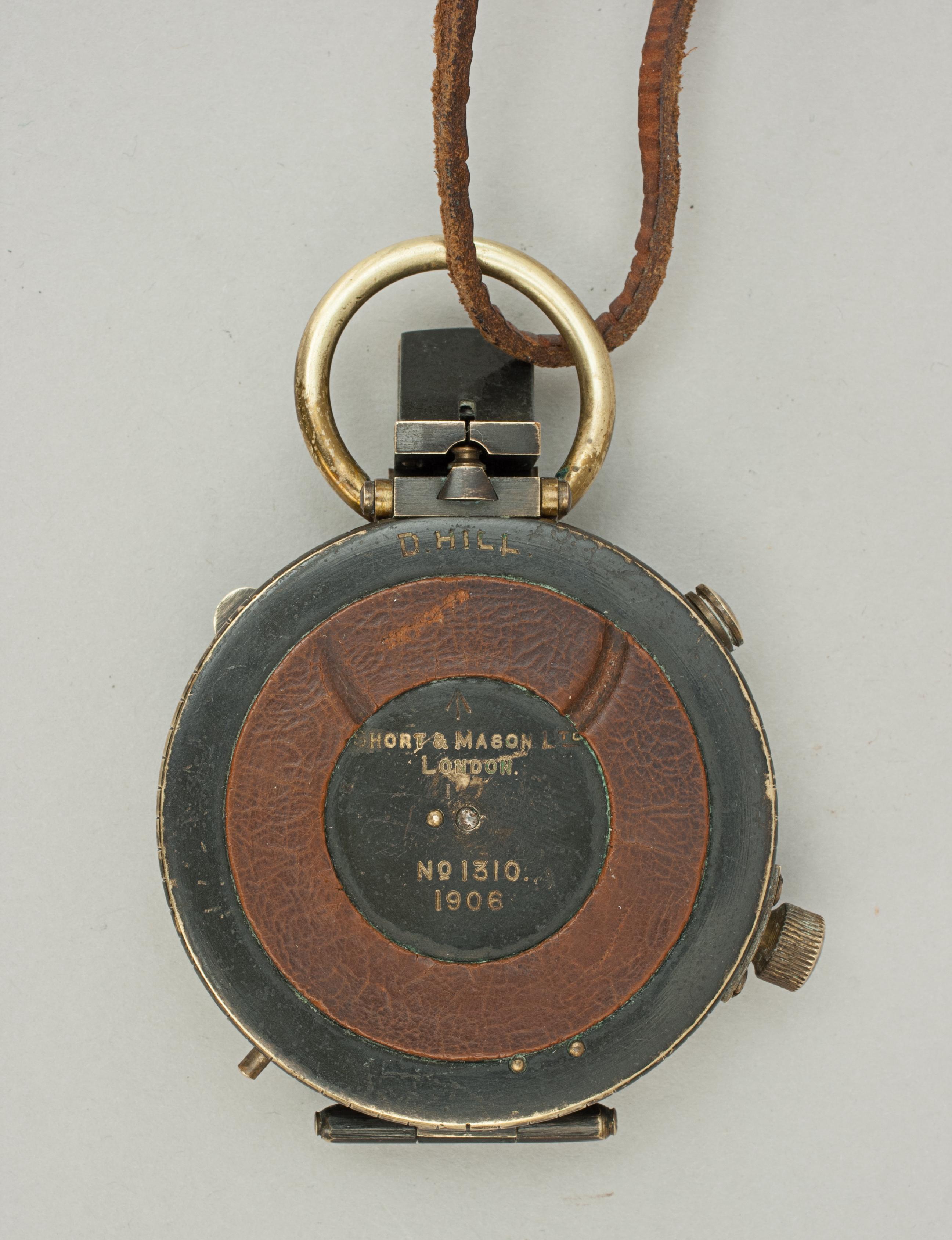 Early 20th Century Military, Short & Mason Ltd. Prismatic Mk. V Compass