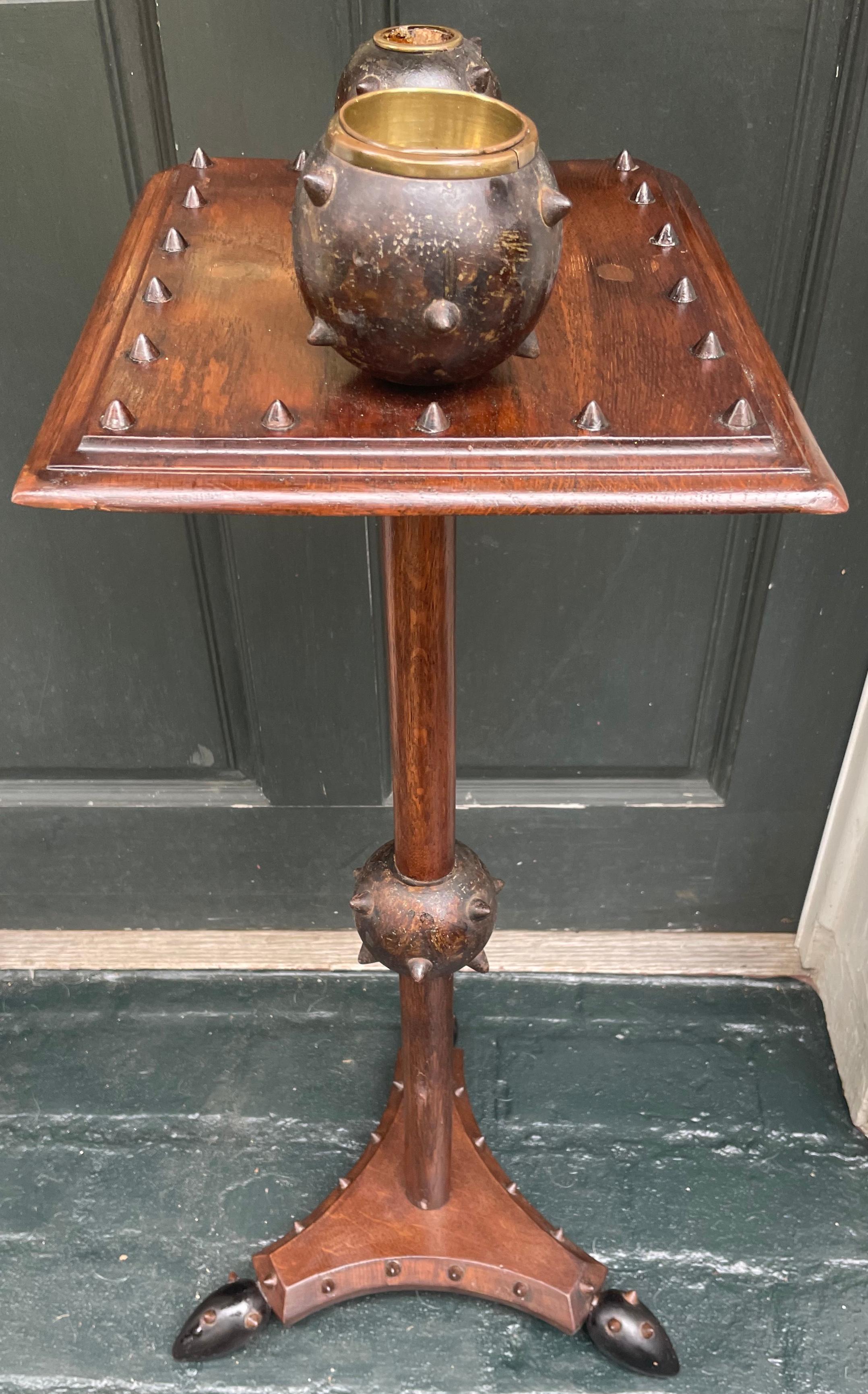 Military Smoking Table In Good Condition For Sale In New York, NY