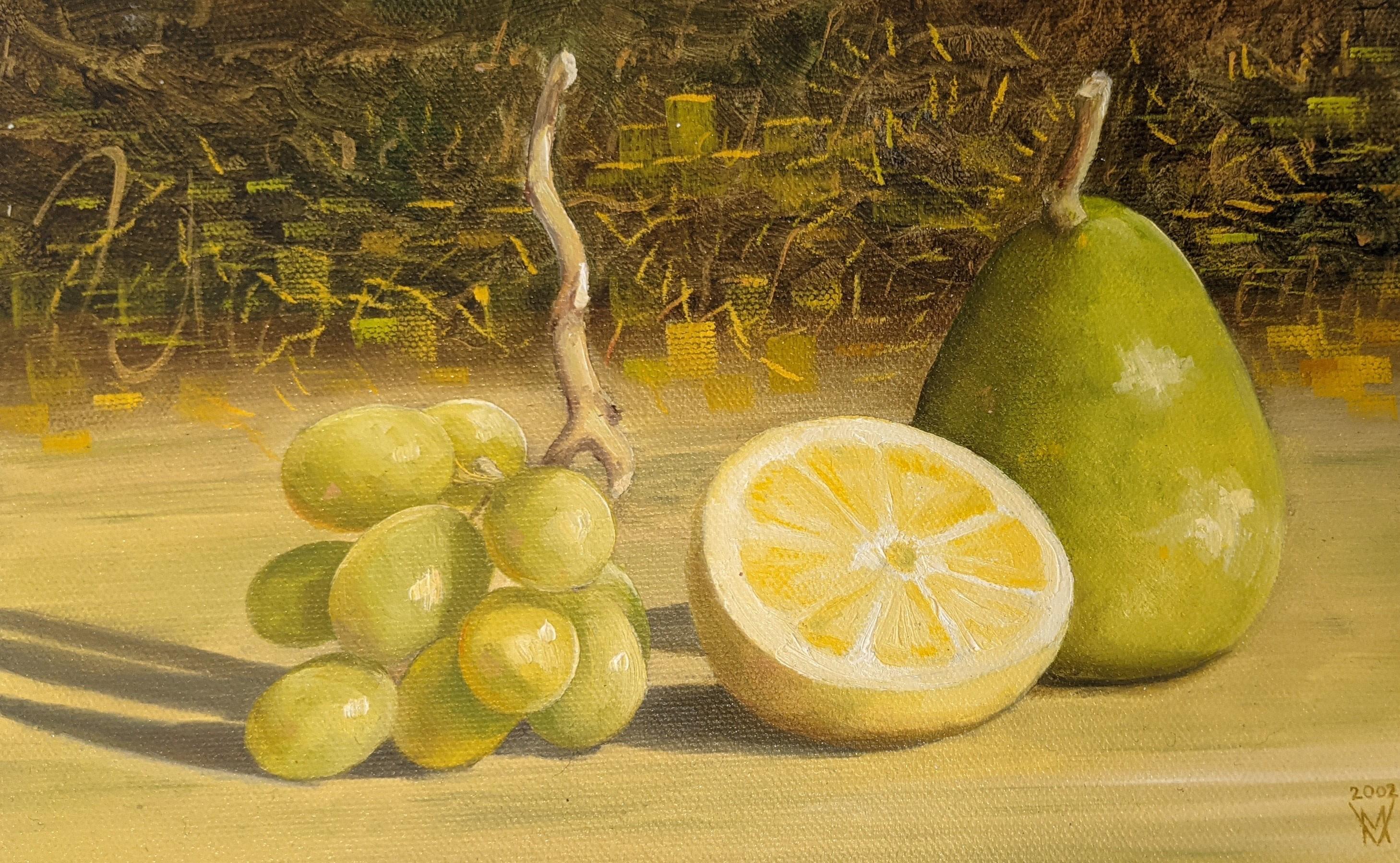 Still-Life Painting Miljan Vasiljevic - Peu de paillettes de jaune