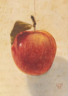 Rot-gelber Apfel