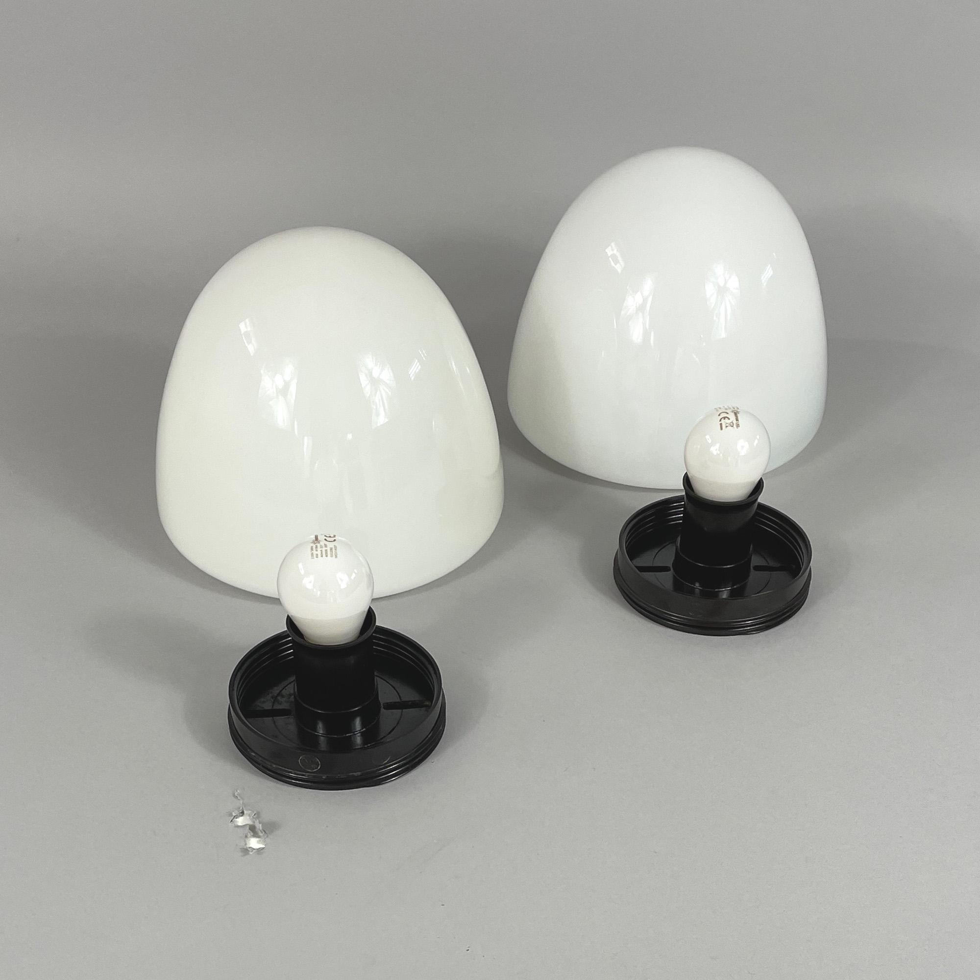 Montures encastrées en verre dépoli et bakélite, époque Bauhaus, Allemagne, années 1930-1940 en vente 3