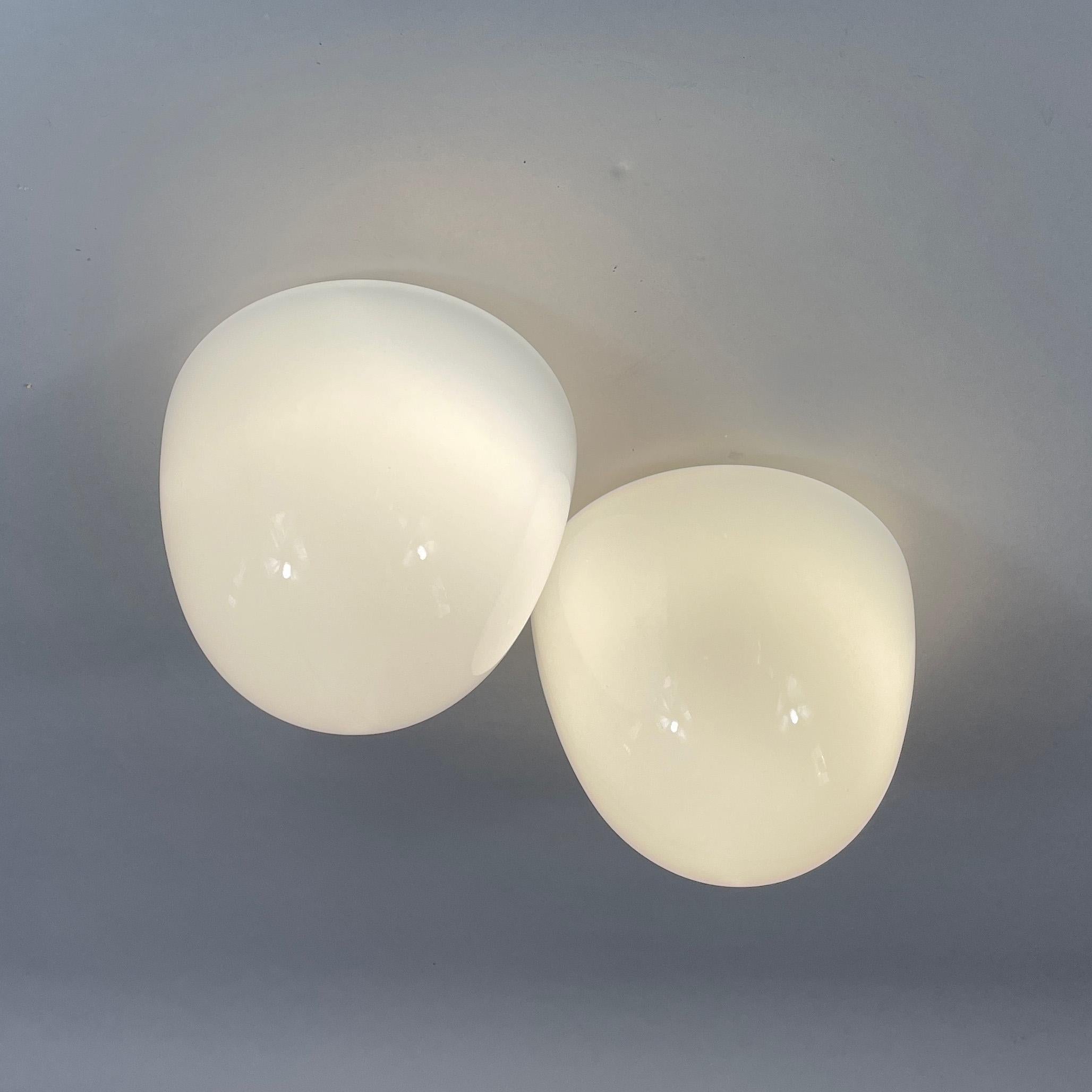 Montures encastrées en verre dépoli et bakélite, époque Bauhaus, Allemagne, années 1930-1940 en vente 4