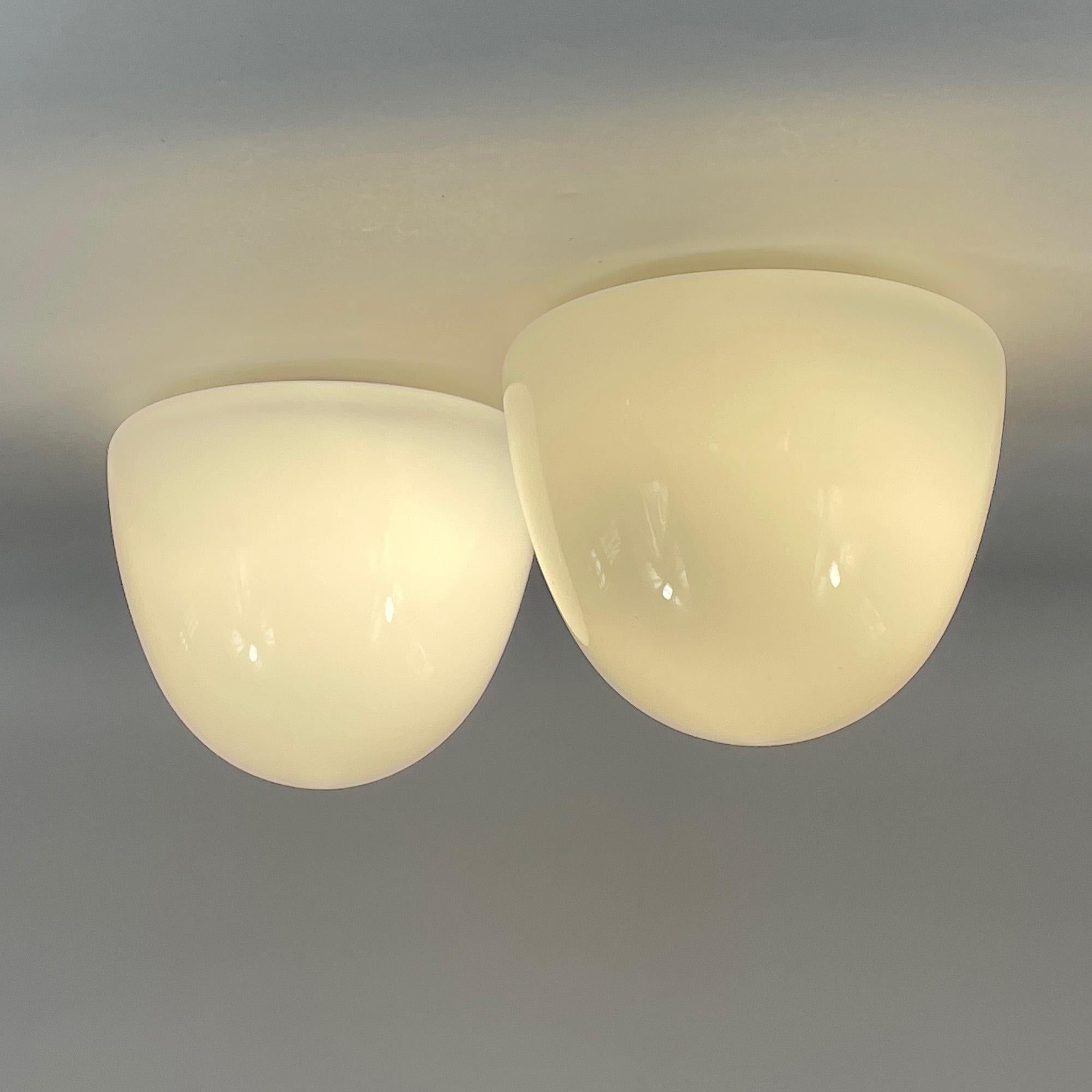 Montures encastrées en verre dépoli et bakélite, époque Bauhaus, Allemagne, années 1930-1940 Bon état - En vente à NUEMBRECHT, NRW
