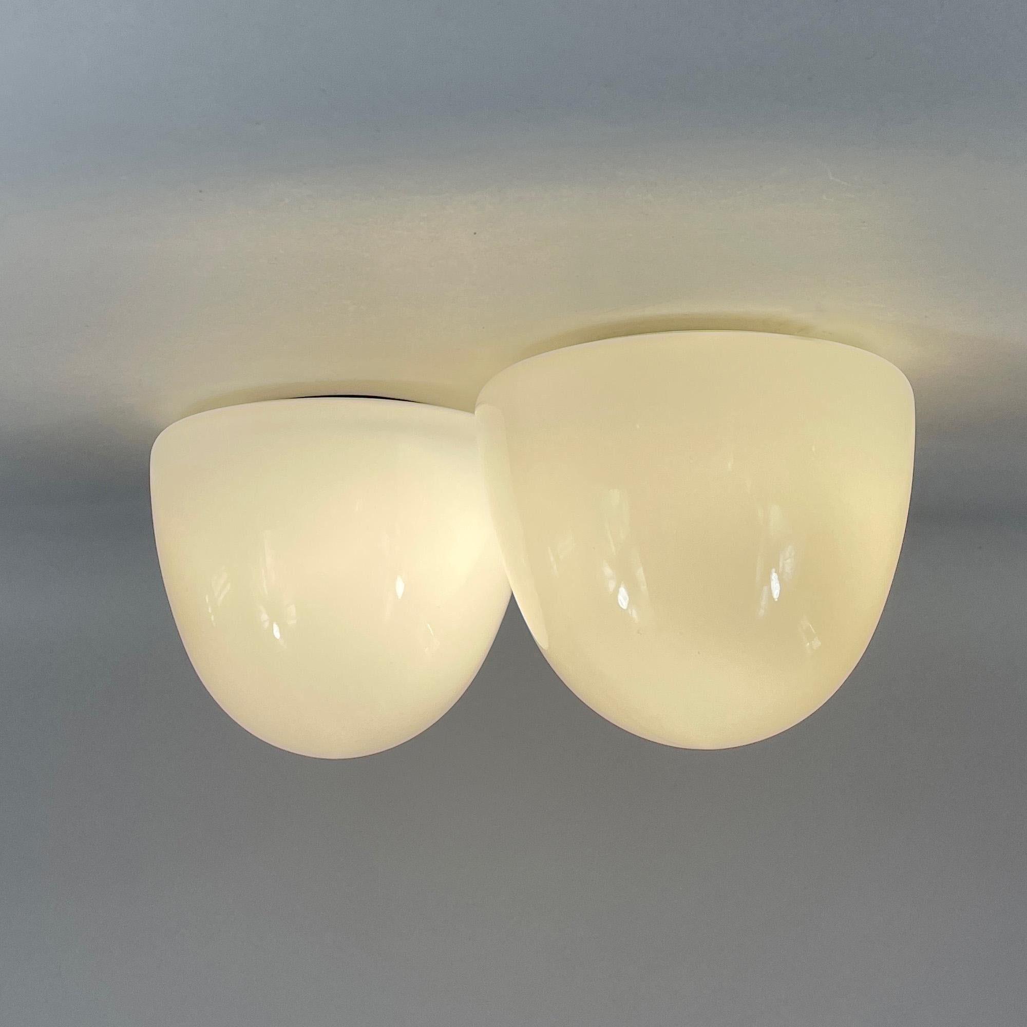 Montures encastrées en verre dépoli et bakélite, époque Bauhaus, Allemagne, années 1930-1940 en vente 2