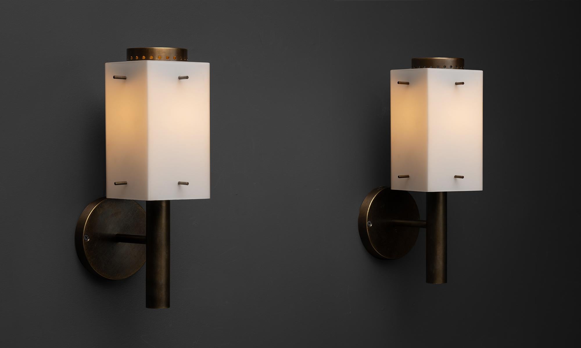 milk glass outdoor sconce