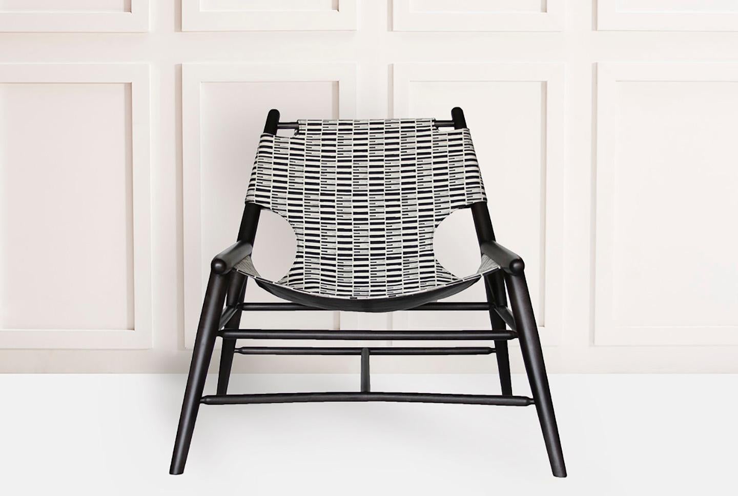 Contemporary Anna Karlin Sling Chair, Arrow For Sale