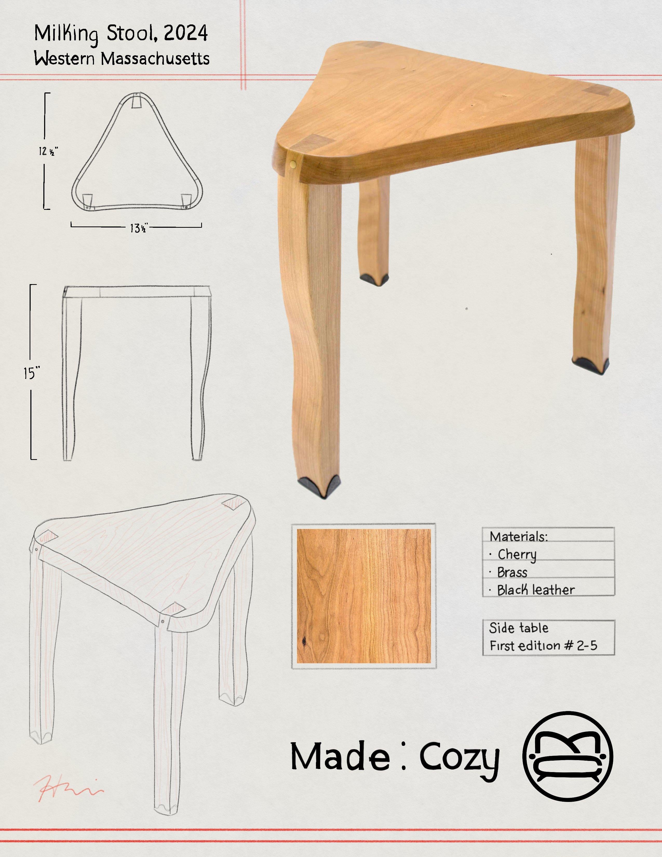 Tabouret de traite en vente 4