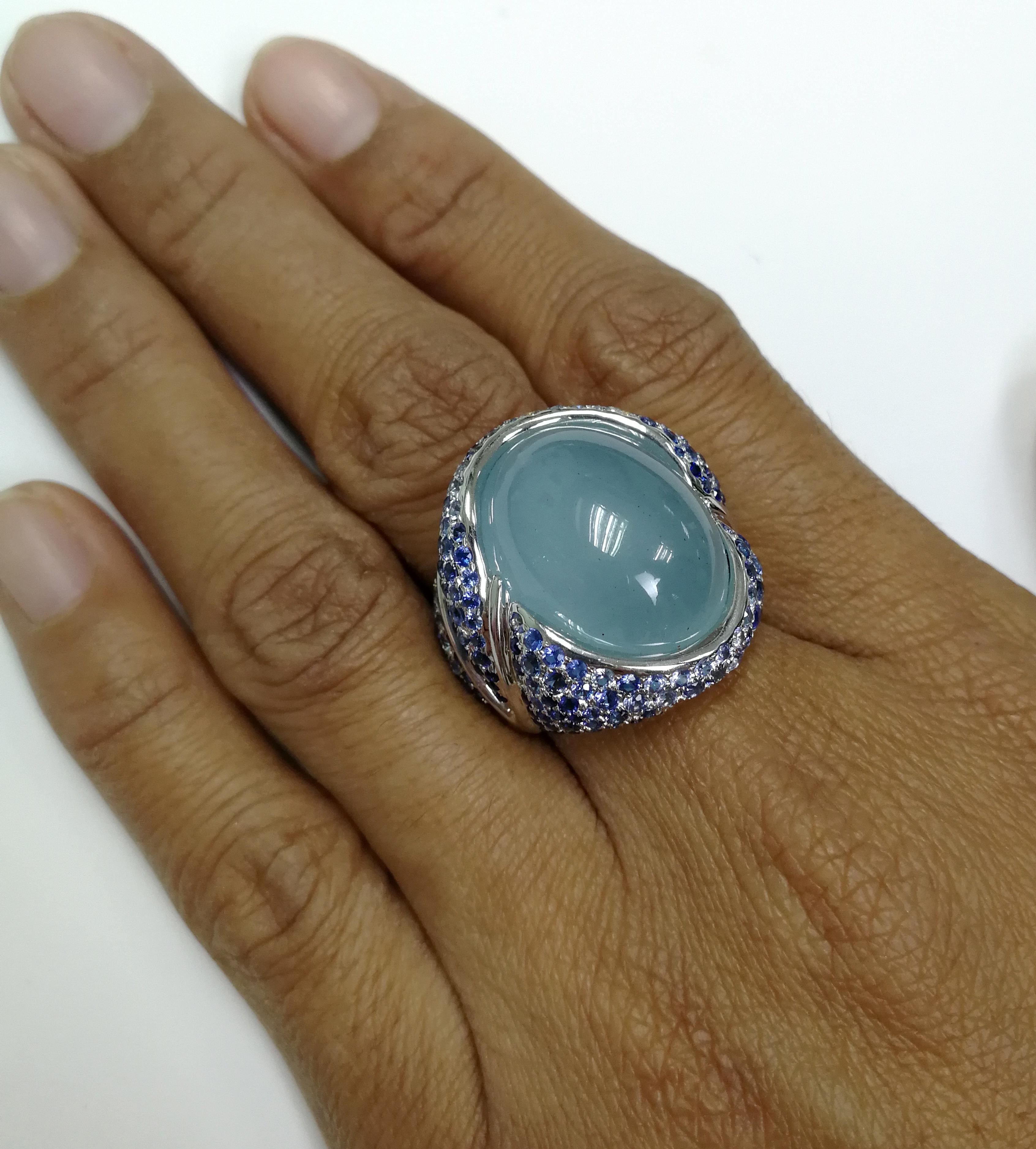 aquamarine cloudy