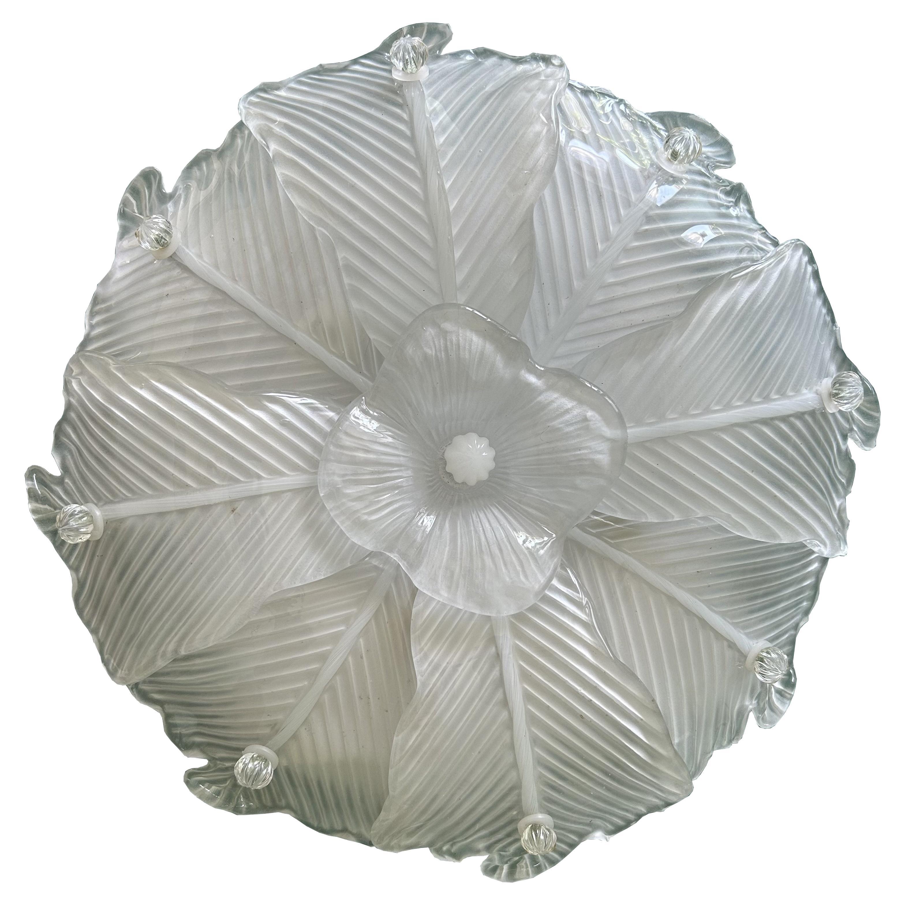 Milky Way Blossom, Stunning and Unique Murano Ceiling Light, 1980 For Sale
