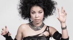 Milchstraße Halskette - Curb Link Ketten mit Cabochon Tanzanites und Schädel Details