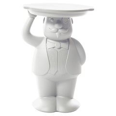 Milchweißer Ambrogio-Beistelltisch von Favaretto&Partners
