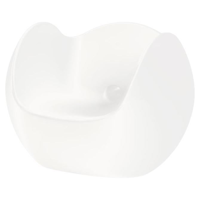 Milky White Blos Rocking Armchair by Karim Rashid For Sale