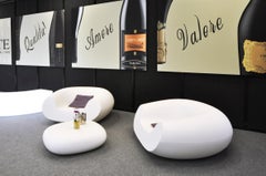 Milky White Chubby Lounge Armchair by Marcel Wanders