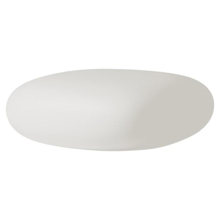 Milky White Chubby Low Footrest by Marcel Wanders For Sale