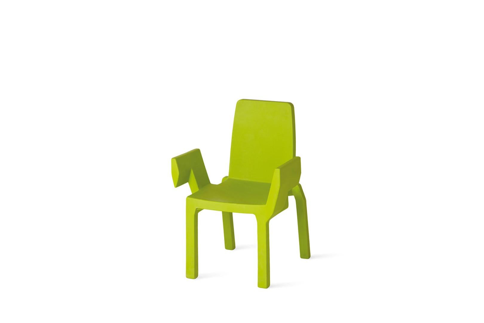 XXI secolo e contemporaneo Sedia Doublix bianco latte di Stirum Design in vendita