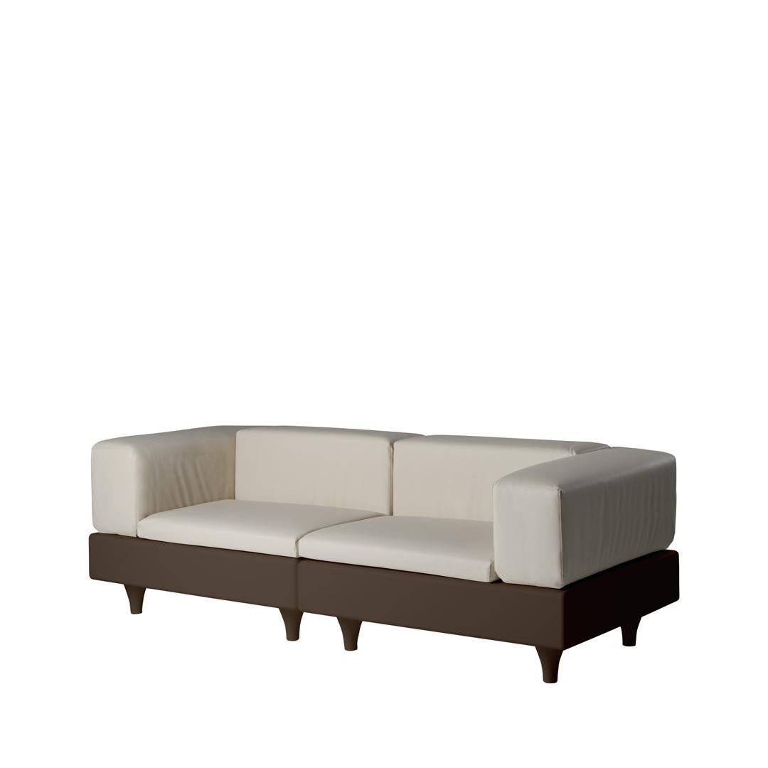 Milky White Happylife Sofa by Bedini, Marzano And Settimelli For Sale 5