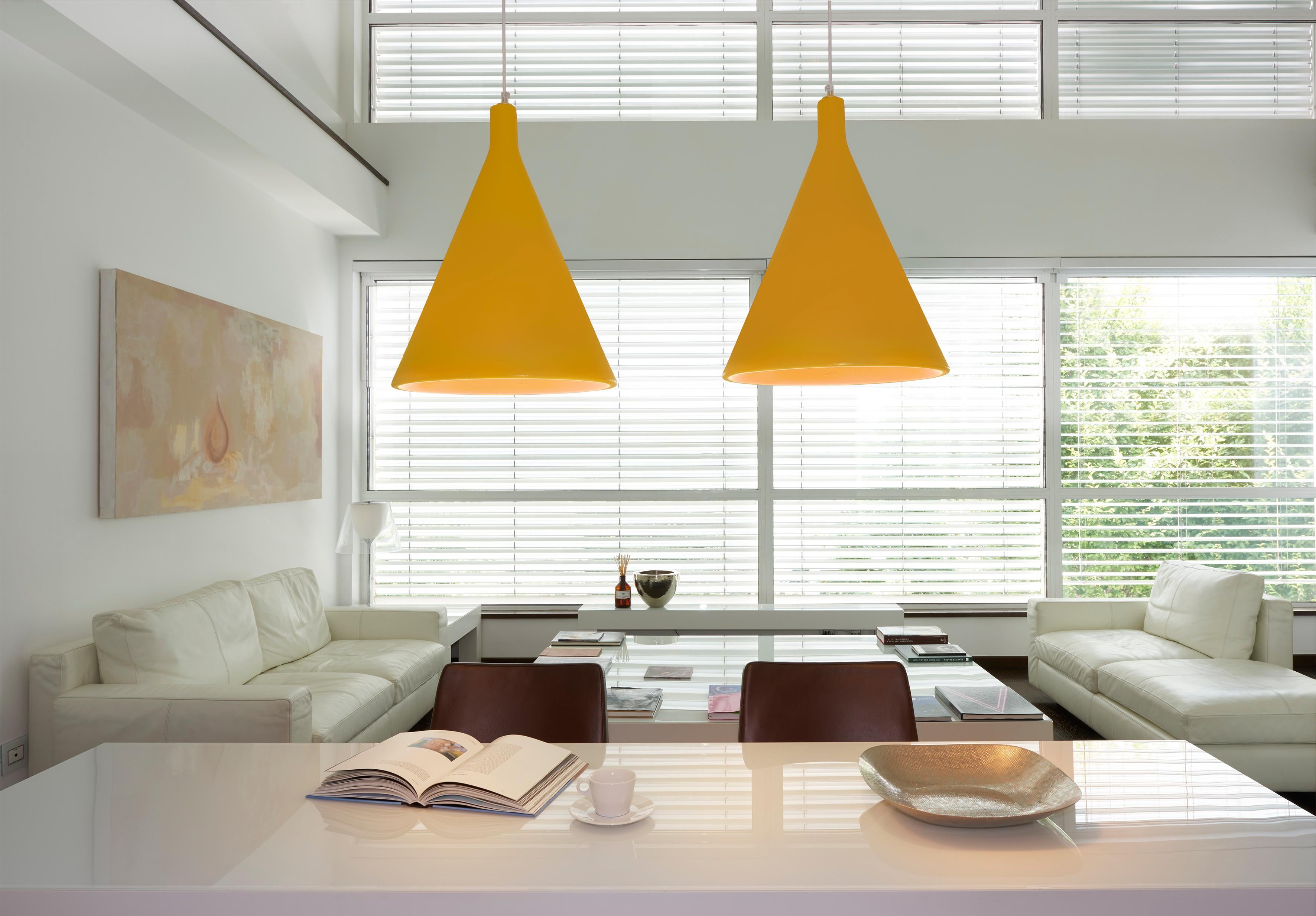 Other Milky White Juxt Hanging Lamp by Karim Rashid For Sale