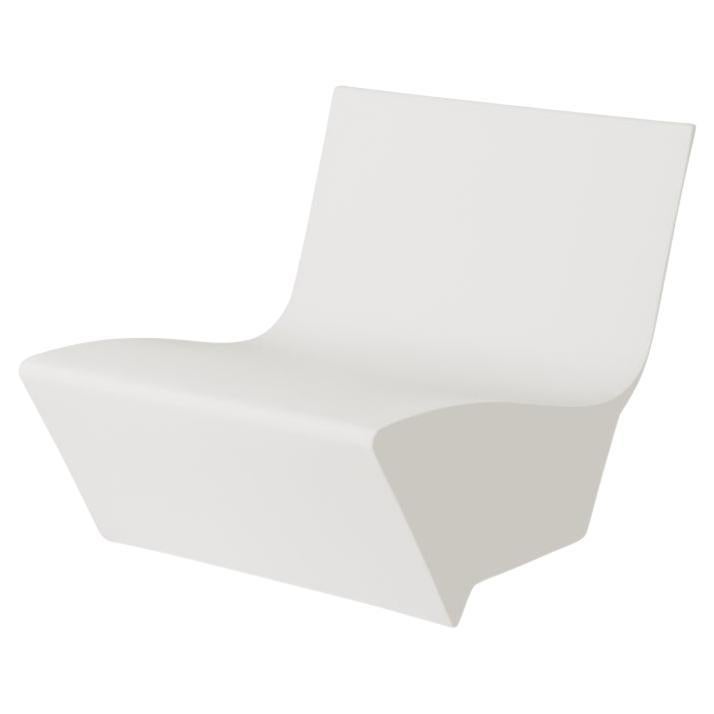 Milky White Kami Ichi Low Chair by Marc Sadler
