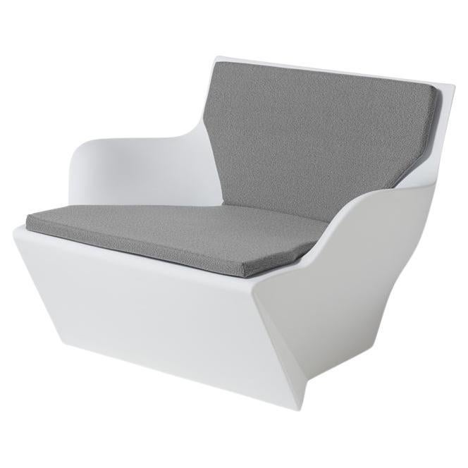 Milky White Kami San Armchair With Cushion by Marc Sadler For Sale