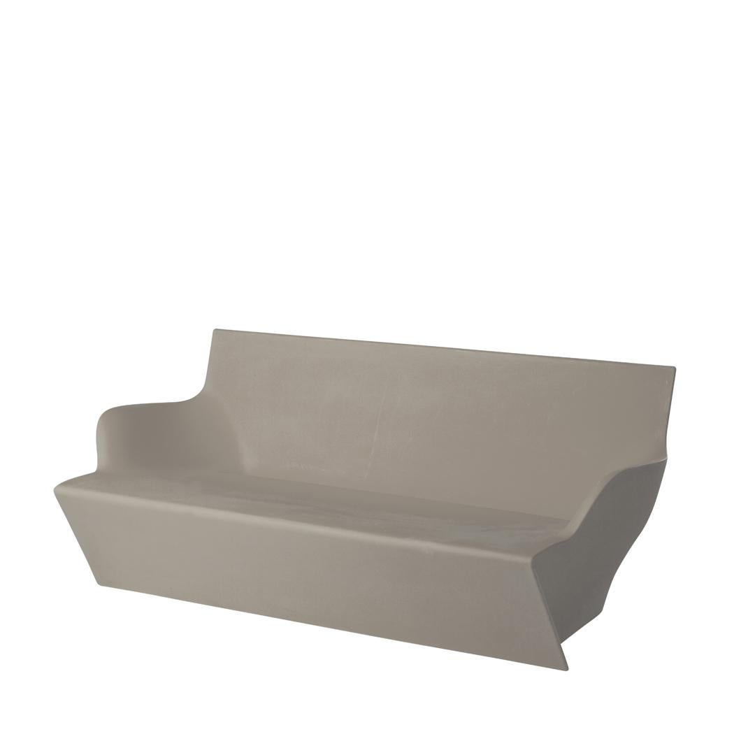 Milky White Kami Yon Sofa With Cushion by Marc Sadler For Sale 7